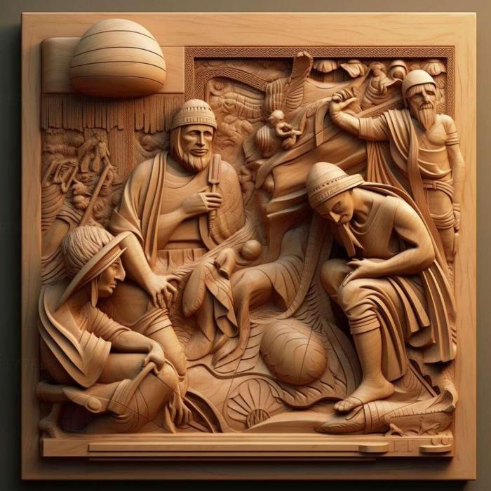 نموذج ثلاثي الأبعاد لآلة CNC 3D Art 